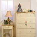 Painted children furniture- dresser and nightstand.