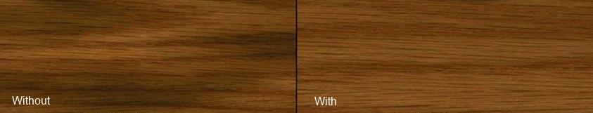 Pre-Stain Wood Conditioner- With and Without Examples