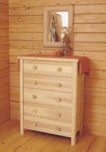 Solid Cedar Chest of Drawers