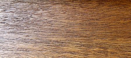 Close-up of unfilled Oak wood grain.