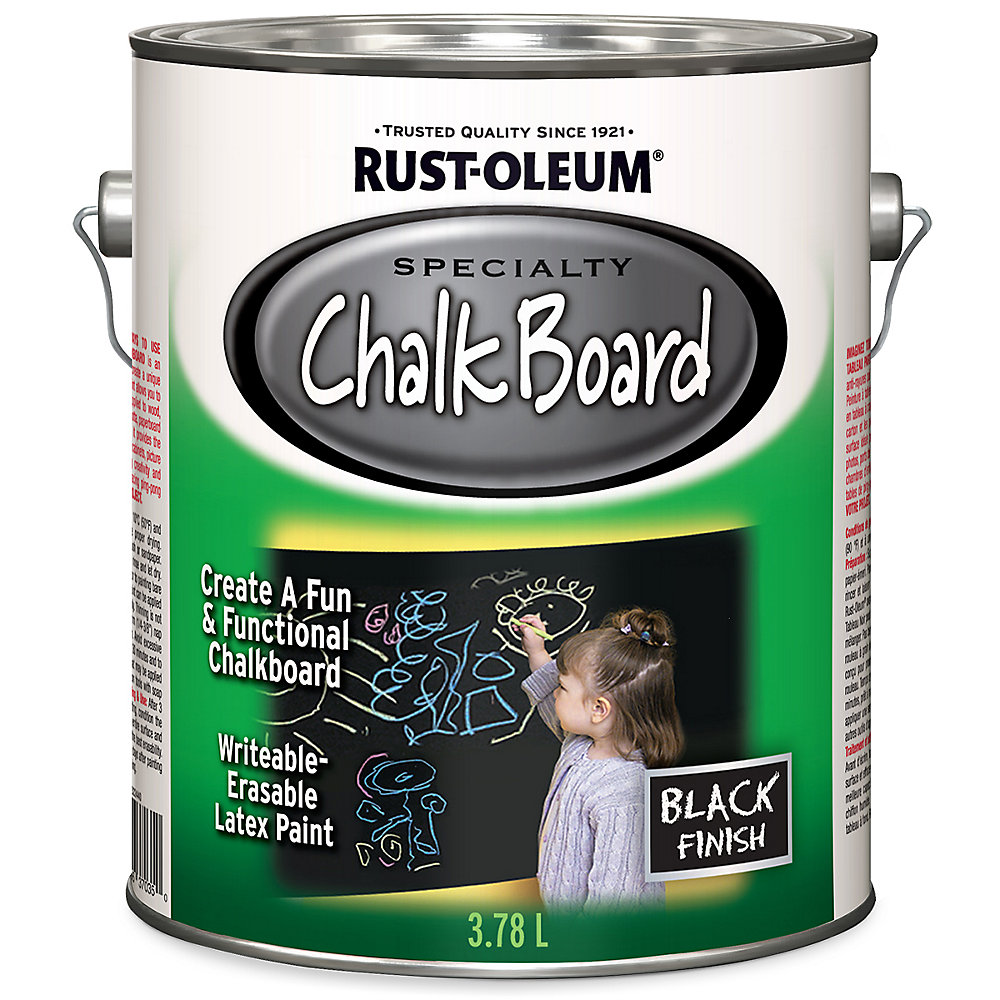 1 gallon can of Rust-Oleum Chalk Board Paint