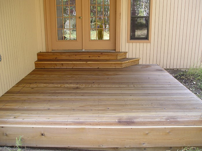 Old Wood Deck Refinishing